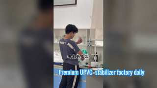 Vlog diário do laboratório de fábrica de estabilizadores de PVC