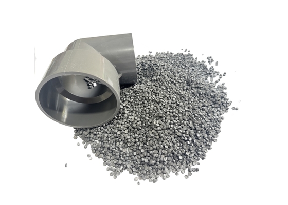 Compostos de PVC rígidos para tubos de engarrafamento Granulados compostos Resina para aplicação de moldagem Parede ultra espessa Injeção de alto impacto Compostos de PVC rígidos para tubos de abastecimento de água